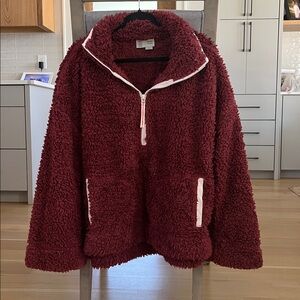 Saturday Sunday fleece pullover from Anthropologie sz M